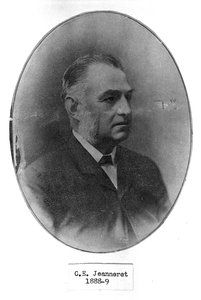 Alderman Charles Edward Jeanneret (1886–1887, 1887–1898).