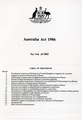 The Australian Act, 1986
