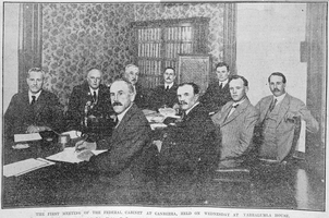 First Cabinet meeting in Canberra