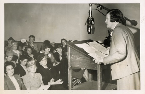 Jessie Street speaks to delegates at the UN Women’s Conference San Francisco, 1945.