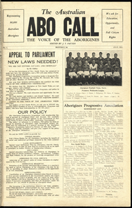 The Australian Abo Call: The Voice of the Aborigines, July 1938.