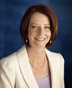 Former prime minister Julia Gillard.
