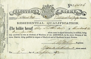 Secret ballot introduced