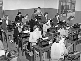 Post-war employment and housing
