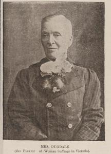 Henrietta Dugdale, 1895. Photo courtesy of Mitchell Library-State Library of New South Wales.