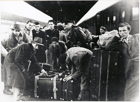 Refugees flee German occupation