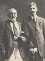 Portrait of J.F. Archibald and Henry Lawson, Sydney, September 1918.
                  Image courtesy National Library of Australia.