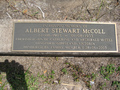 Gravestone for Albert Stewart McColl
